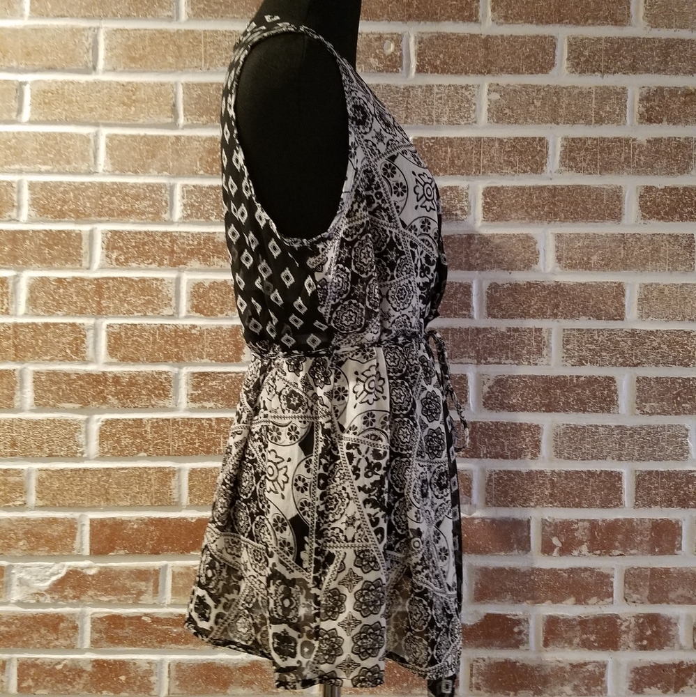 NWT Xhilaration Womens boho tie vest - Picture 4 of 7